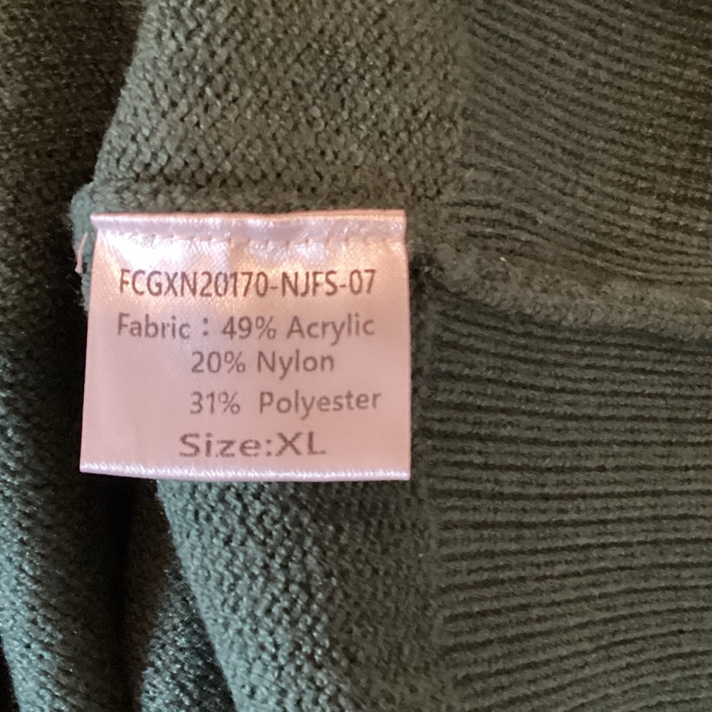 Forest Green cozy sweater skirt set XL - Picture 8 of 8